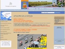 Tablet Screenshot of mairie-saintlyphard.fr